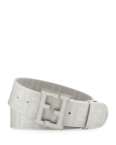 white fendi belt mens|fendi zucca belt white.